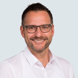 Portrait view of Marc Bindel, Head of Product Area Automation & User Experience at Bosch Connected Industry