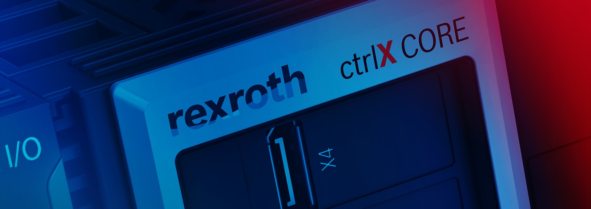 ctrlX AUTOMATION Visual: Nahansicht der Industriesteuerung ctrlX CORE