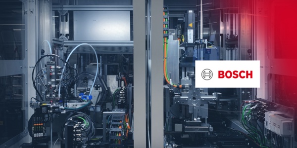 Produktionsmaschine zur Herstellung von Steuergeräten von Automobilen, bei Bosch Ansbach