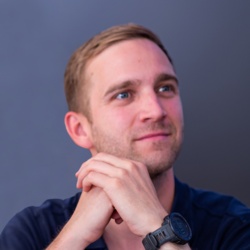 Portrait view of André Stury, ctrlX AUTOMATION Software Engineer