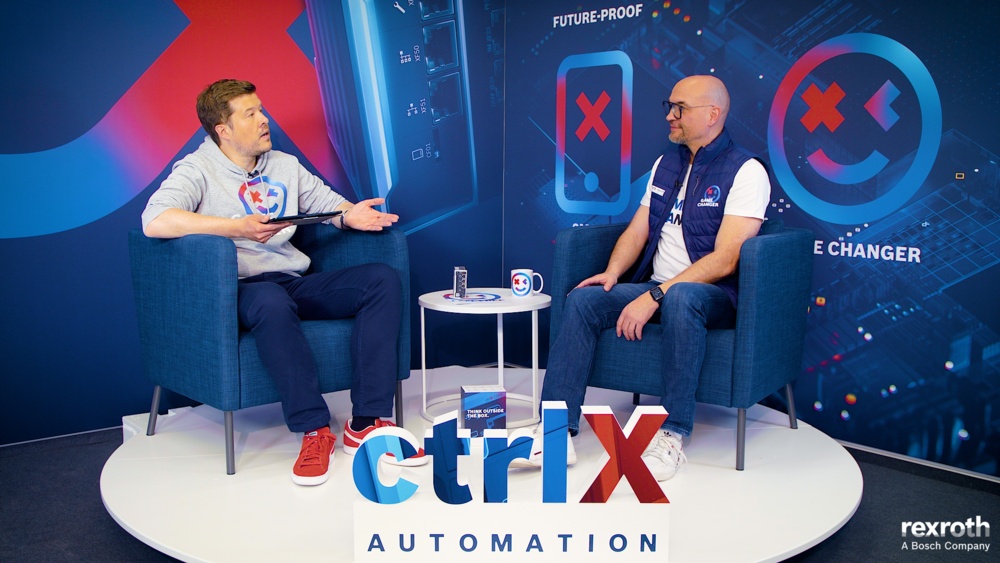 Gastgeber Christian Zentraf und sein Gast Michael Langfinger sprechen über Security und warum ctrlX AUTOMATION ein resilientes System ist.