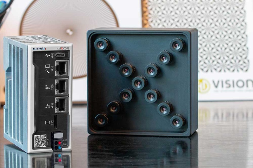 ctrlX CORE Industriesteuerung und Vision Systems Sensoreinheit