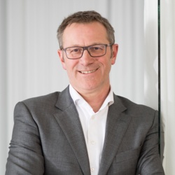 Portrait view of Rolf Najork, Member of the Board of Management of Robert Bosch GmbH
