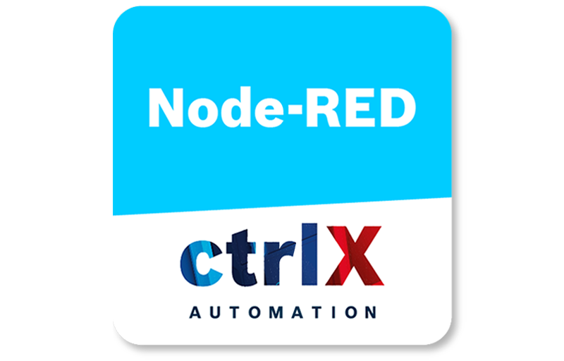Ilustracja ikony aplikacji Node-RED ctrlX WORKS