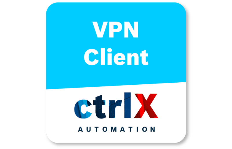 Ilustracja ikony aplikacji VPN-Client ctrlX WORKS